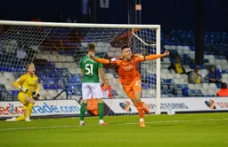 Aaron Jarvis celebrates his goal