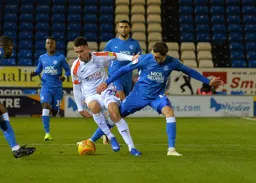 Aaron Jarvis about to be fouled