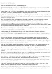 Match Report: Coventry City vs Luton Town FC (15th Dec 2018)