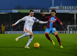 Jack Stacey has only eyes for the ball