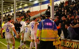 Mass celebrations following the late equaliser