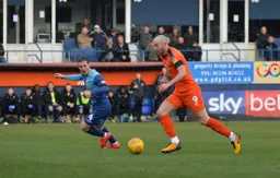 Danny Hylton on the charge