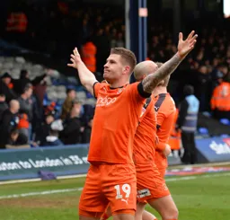James Collins celebrates