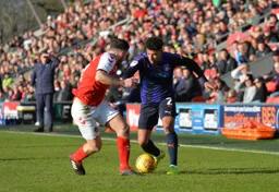 James Justin on the attack