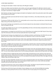 Match Report: Luton Town FC vs Blackpool (6th Apr 2019)