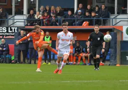 Andrew Shinnie takes a shot