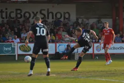 James Collins takes a shot