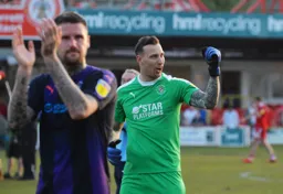 Marek Stech celebrates after the game
