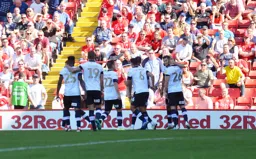 The Barnsley fans are stunned after seeing their team being hit for three in the opening 30 minutes