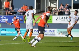 Ryan Tunnicliffe puts in a speculative shot