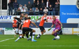 Harry Cornick ready to pounce on the opportunity but misses out