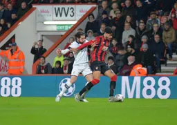 Jacob Butterfield battles with Phillip Billing