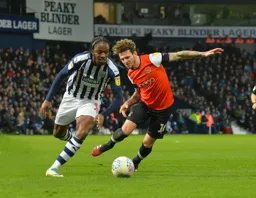 Glen Rea loses out on this battle with Romaine Sawyers