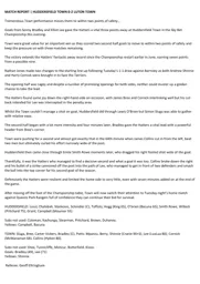 Match Report: Huddersfield Town vs Luton Town FC (10th Jul 2020)