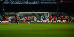 The full time whistle blows. Luton Town have survived their first season in the Championship against all odds