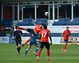 Glen Rea goes horizontal to win this header