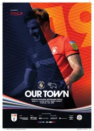 Programme: Luton Town FC vs Derby County (19th Sep 2020)