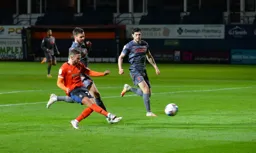 Jordan Clark goes in search of a late winner