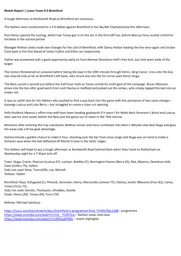 Match Report: Luton Town FC vs Brentford (31st Oct 2020)