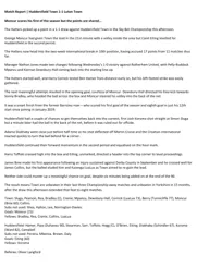 Match Report: Huddersfield Town vs Luton Town FC (7th Nov 2020)