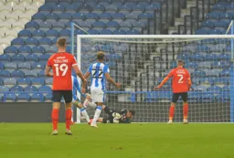 Simon Sluga makes a routine save