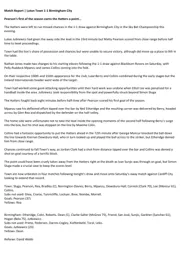 Match Report: Luton Town FC vs Birmingham City (24th Nov 2020)