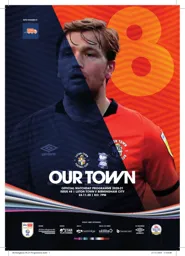 Programme: Luton Town FC vs Birmingham City (24th Nov 2020)