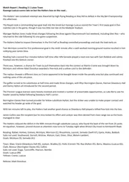 Match Report: Reading vs Luton Town FC (26th Dec 2020)