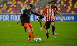 Ryan Tunnicliffe lines up a shot at goal