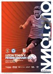 Programme: Luton Town FC vs Peterborough United (7th Aug 2021)