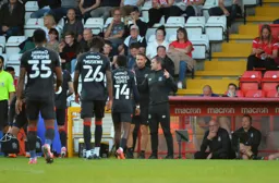 Nathan Jones giving out instructions mid game