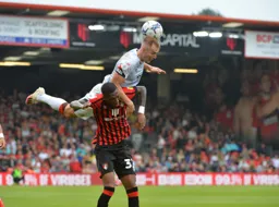 James Bree gets up and over Jaidon Anthony