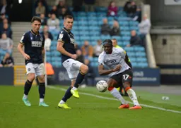 Pelly-Ruddock Mpanzu cuts a ball infield