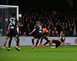 Elijah Adebayo puts the Town ahead