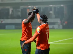 A celebration straight off the training ground part 2