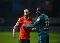 Danny Hylton making an appearance off the bench to be a nuisance to the Middlesbrough defence