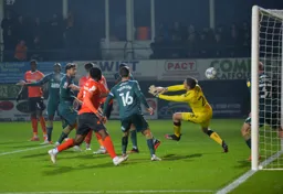 The Hatters go close with a chance