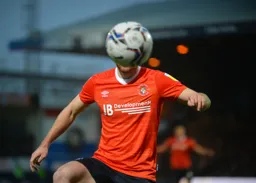 Allan Campbell keeping a close eye on the ball