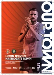 Programme: Luton Town FC vs Harrogate Town (9th Jan 2022)