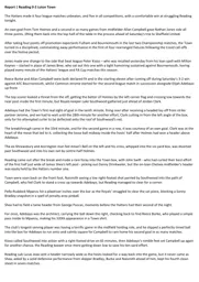 Match Report: Reading vs Luton Town FC (19th Jan 2022)