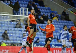 Allan Campbell leaping for joy