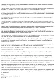 Match Report: Sheffield United vs Luton Town FC (22nd Jan 2022)