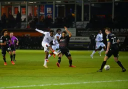 Fred Onyedinma has a drive from distance