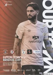 Programme: Luton Town FC vs Bristol City (25th Jan 2022)