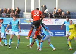 Cameron Jerome rises highest but is denied