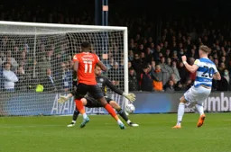 Elijah Adebayo goes close