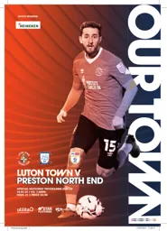 Programme: Luton Town FC vs Preston North End (16th Mar 2022)