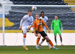 Dan Potts clears his lines