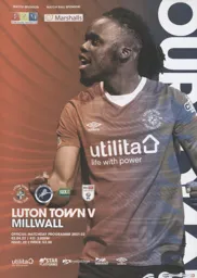 Programme: Luton Town FC vs Millwall (2nd Apr 2022)