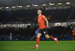 Danny Hylton celebrating adding to his tally for the season